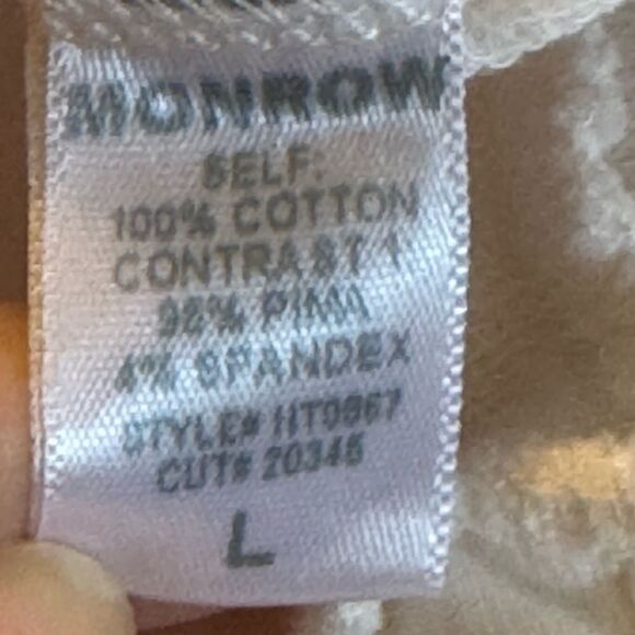 Monrow Striped Sleeve Sweatshirt - Picture 9 of 9